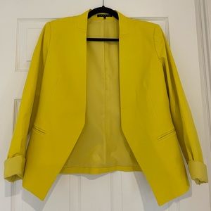 Yellow THEORY blazer